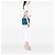 Lady Dior in agnello cannage blu, misura Medium - vista 6