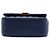 Saint Laurent Blue Small Lambskin Vicky Crossbody Blu scuro - vista 3
