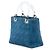 Lady Dior in denim blu Cannage con manici in acrilico Medium - vista 2