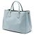 Borsa Prada Blue Large Saffiano Lux Galleria Satchel Blu chiaro - vista 2