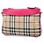 Burberry Beige Haymarket Check Nylon Peyton Bow Tie Crossbody - vista 2