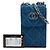 Portacellulare Chanel Blue Denim 19 con catena - vista 7