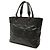 Chanel Paris Biarritz Tote aus gesteppter beschichteter Canvas in Schwarz Medium - Ansicht 2