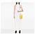 Clutch da polso in pelle gialla Prada Giallo - vista 6