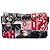 Chanel Black Jumbo Printed Nylon and Jersey Patchwork Single Flap Nero