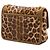 Saint Laurent Niki stampa leopardata in pelo di baby pony marrone - vista 2