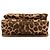 Saint Laurent Niki stampa leopardata in pelo di baby pony marrone - vista 3