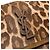 Saint Laurent Niki stampa leopardata in pelo di baby pony marrone - vista 5