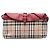 Burberry Beige Haymarket Check Canvas Leah Crossbody