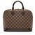 Borsa Louis Vuitton Vintage Damier Ebene Alma PM Marrone - vista 3