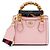 Gucci Cuir Leather Diana Mini Tote Rosa