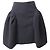 Minifalda globo Simone Rocha en lana negra Negro