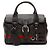 Gucci Boston Bag aus Leder Heritage Web mit Schnalle Braun