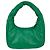 Bolsa de mão mini acolchoada em couro nappa macio verde Prada - vista 2