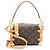 Borsa a tracolla Louis Vuitton Monogram Canvas Side Trunk PM Marrone