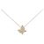 Autre Marque Collana Butterfly in Diamanti Au750 Rosa