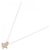 Autre Marque Collana Butterfly in Diamanti Au750 Rosa - vista 2