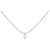 Autre Marque Collana con Diamanti Pt900 Pt850 Argento