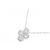 Autre Marque Collana in oro bianco e diamanti Au750 Argento - vista 3