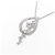 Autre Marque Colar Kumikyoku K10 White Gold Cubic Zirconia Diamond Prata - vista 3