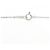 Autre Marque Colar Kumikyoku K10 White Gold Cubic Zirconia Diamond Prata - vista 5