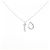 Autre Marque Colar Kumikyoku K10 White Gold Cubic Zirconia Diamond Prata - vista 6
