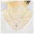 Autre Marque Colar Kumikyoku K10 White Gold Cubic Zirconia Diamond Prata - vista 7
