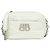 Borsa a tracolla Balenciaga Monaco Camera in pelle di vitello Bianco