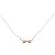Autre Marque Collana Kumikyoku K10 Oro Rosa e Diamante D'oro