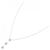 Autre Marque Collana con diamante K14WG Argento - vista 2