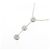 Autre Marque Collana con diamante K14WG Argento - vista 3
