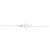Autre Marque Collana con diamante K14WG Argento - vista 5