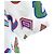 Camicia overshirt con lettere di basket NBA Louis Vuitton Bianco Rosso Blu - vista 6
