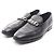 Mocassini in pelle Jimmy Choo Nero