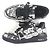 Sneakers Louis Vuitton LV Trainer Line Nero Bianco - vista 4