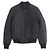 Blouson en cuir d'agneau Emporio Armani Noir