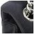 Borsa a tracolla Balenciaga CLUSH CHAIN SMALL in nylon Nero - vista 6