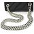 Borsa a tracolla Balenciaga CLUSH CHAIN SMALL in nylon Nero - vista 7