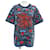 Hermès Camiseta de algodón Hermes Negro Roja Azul  - vista 1