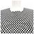 Microcheck Kleid Louis Vuitton Schwarz Weiß - Ansicht 5