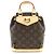 Zaino Louis Vuitton Montsouris MINI Monogram Marrone - vista 4