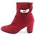 Hermès Saint Germain35.5 Wildleder-Short-Boots Braun Bordeaux - Ansicht 5