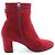 Hermès Saint Germain35.5 Wildleder-Short-Boots Braun Bordeaux - Ansicht 6