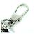 Gucci GG Pattern Patent Leather Pouch Silber - Ansicht 6