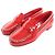 Mocassini Chanel G35631 in vernice Rosso