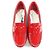 Mocassini Chanel G35631 in vernice Rosso - vista 7
