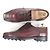 Autre Marque Scarpe stringate Olga Ultima in pelle Berluti Marrone Bordò - vista 4