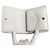 Autre Marque Portefeuille bifold en cuir 4 Stitch Maison Margiela Blanc - vue 3