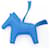 Hermès Hermes Rodeo MM Anylou Milo Charm Bleu  - vue 2