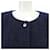 Chaqueta Chanel sin cuello Azul Azul marino - vista 6